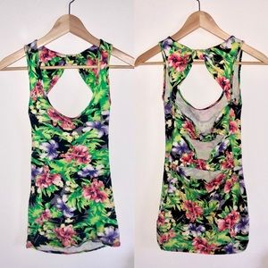 Material Girl Tropical Y2K Bodycon Dress